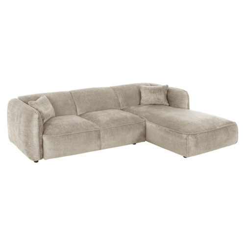 ΚΑΝΑΠΕΣ ΓΩΝΙΑ (ΔΕΞΙΑ) TREAT HM3277.01Ρ ΜΠΕΖ ΥΦΑΣΜΑ 270x163x74Υεκ. (x1)