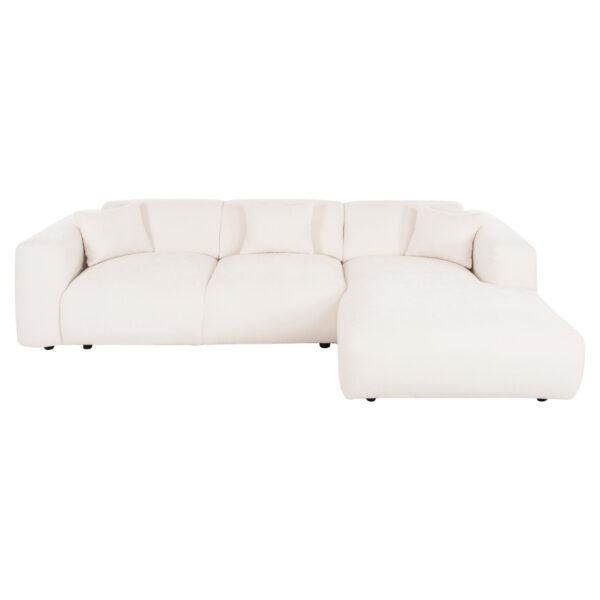 ΚΑΝΑΠΕΣ ΓΩΝΙΑ BRICKEN HM3275.02R ΛΕΥΚΟ ΥΦΑΣΜΑ 110-282x98-160x72Υεκ. (x1) - Image 3