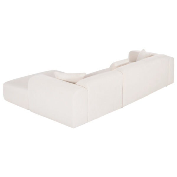 ΚΑΝΑΠΕΣ ΓΩΝΙΑ BRICKEN HM3275.02R ΛΕΥΚΟ ΥΦΑΣΜΑ 110-282x98-160x72Υεκ. (x1) - Image 5