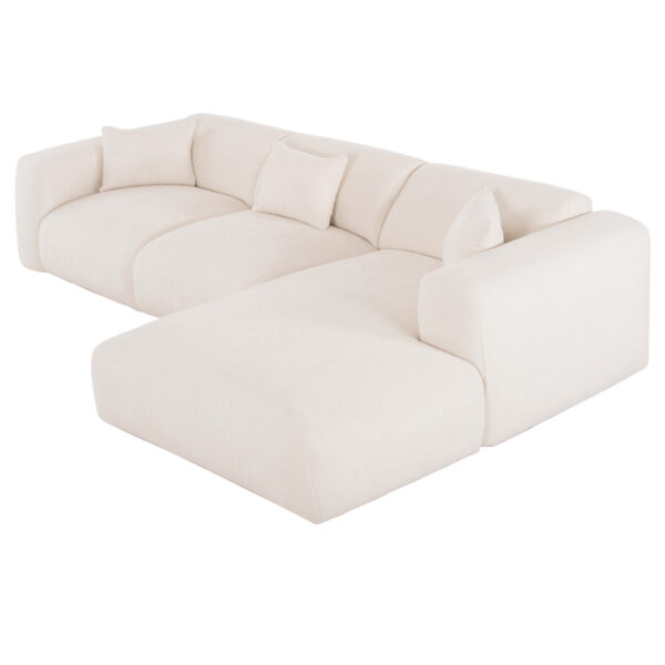 ΚΑΝΑΠΕΣ ΓΩΝΙΑ BRICKEN HM3275.02R ΛΕΥΚΟ ΥΦΑΣΜΑ 110-282x98-160x72Υεκ. (x1) - Image 6