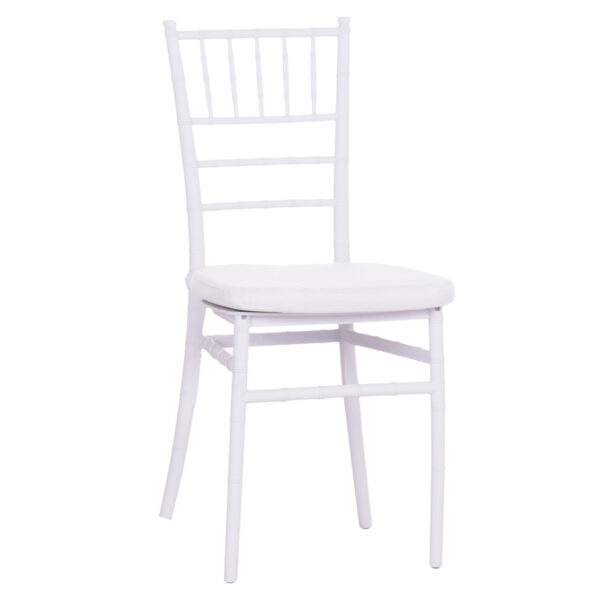 ΚΑΡΕΚΛΑ CATERING TIFFANY ΜΕ ΜΑΞΙΛΑΡΙ HM21104 ΛΕΥΚΟ ΠΟΛΥΠΡΟΠΥΛΕΝΙΟ 39x47x89Yεκ. (x1)