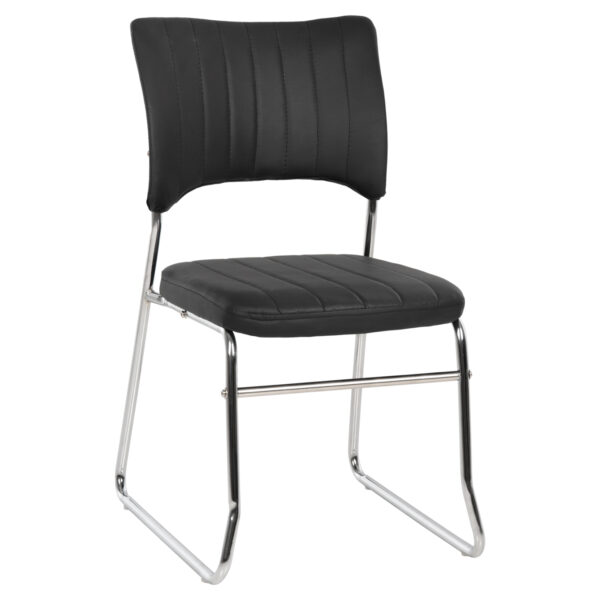 ΚΑΡΕΚΛΑ QUENTI HM1071.01 ΜΑΥΡΗ 47x54x84 εκ. (x4)