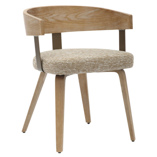 ΚΑΡΕΚΛΑ ΤΡΑΠΕΖΑΡΙΑΣ GALLEY HM9981.01 ΞΥΛΙΝΟΣ ΣΚΕΛΕΤΟΣ-ΜΠΕΖ ΥΦΑΣΜΑ 55,5x53,5x70Υεκ (x2)