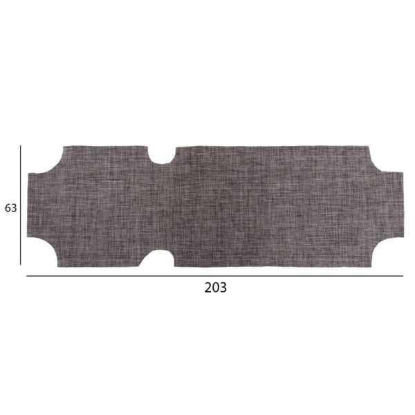 ΠΑΝΙ TEXTILENE 600gr/m2 2X1 ΑΝΤΑΛΛΑΚΤΙΚΟ ΞΑΠΛΩΣΤΡΑΣ HM5072.10 ΓΚΡΙ 201x62 εκ. (x1) - Image 3