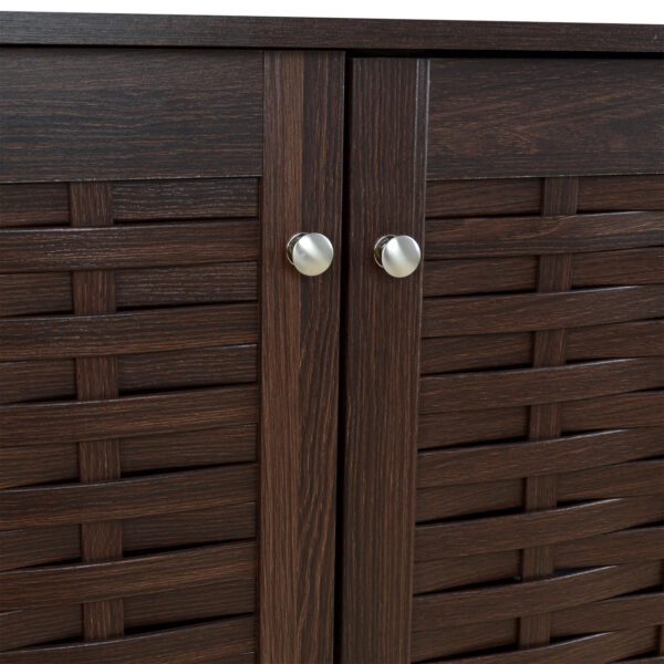 ΠΑΠΟΥΤΣΟΘΗΚΗ-ΝΤΟΥΛΑΠΙ ΞΥΛΙΝΗ CASSIOPE HM2208.01 WENGE 77Χ34Χ67.5Υεκ. (x1) - Image 4