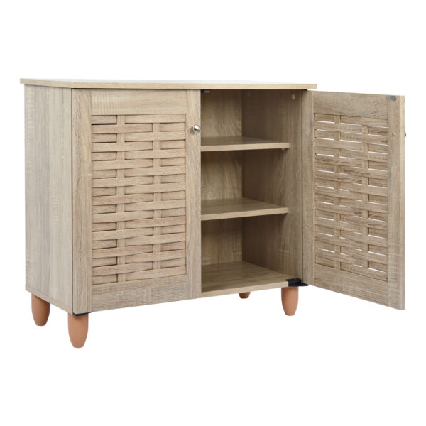 ΠΑΠΟΥΤΣΟΘΗΚΗ-ΝΤΟΥΛΑΠΙ ΞΥΛΙΝΗ CASSIOPE HM2208.02 SONAMA 77Χ34Χ67.5Υεκ. (x1) - Image 4
