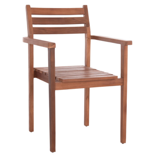 ΠΟΛΥΘΡΟΝΑ KEMPO HM6358 ΞΥΛΟ TEAK ΣΕ ΦΥΣΙΚΟ--58x58,5x88Υεκ. (x1)