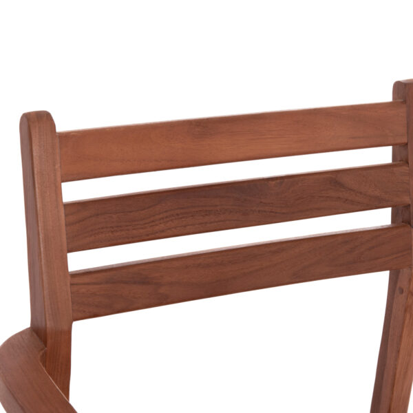 ΠΟΛΥΘΡΟΝΑ KEMPO HM6358 ΞΥΛΟ TEAK ΣΕ ΦΥΣΙΚΟ--58x58,5x88Υεκ. (x1) - Image 7