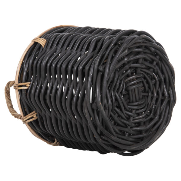 ΣΕΤ 2 ΚΑΛΑΘΙΑ POTTS HM4379 ΜΑΥΡO&ΦΥΣΙΚΟ ΧΡΩΜΑ- CL RATTAN Φ61+Φ45εκ. (x1) - Image 5