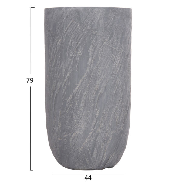 ΣΕΤ 3ΤΜΧ ΓΛΑΣΤΡΕΣ ΚΥΛΙΝΔΡΟΙ ΣΕΙΡΑ GARDENER HM4720 FIBERCLAY-ΧΡΩΜΑ CEMENT Φ44x79Υεκ (x1) - Image 3