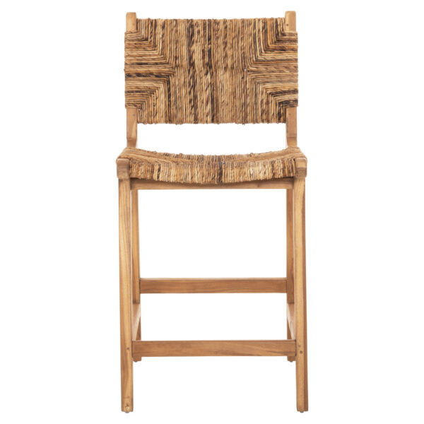 ΣΚΑΜΠΟ ΜΠΑΡ WALTER HM9842 ΞΥΛO TEAK ΣΕ ΦΥΣΙΚΟ-ΨΑΘΑ 46x55x96Υεκ. (x1) - Image 3