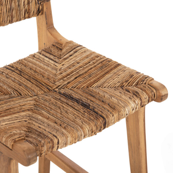 ΣΚΑΜΠΟ ΜΠΑΡ WALTER HM9842 ΞΥΛO TEAK ΣΕ ΦΥΣΙΚΟ-ΨΑΘΑ 46x55x96Υεκ. (x1) - Image 8