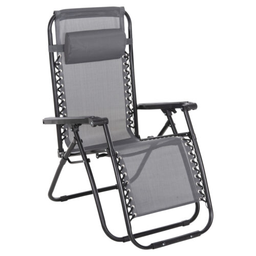 ΠΟΛΥΘΡΟΝΑ RELAX COMPANION HM5095.11 ΓΚΡΙ TEXTILENE-ΜΑΥΡΟ ΜΕΤΑΛΛΟ 67x145x110Υεκ. (x1)