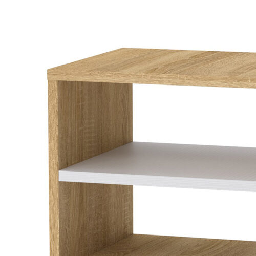 Κομοδίνο Mason pakoworld sonoma-λευκό 40x32x40εκ (x1)