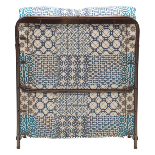 Ράντζο-κρεβάτι μονό Daxel pakoworld μεταλλικός σομιές 6εκ στρώμα 180x80εκ (x1)