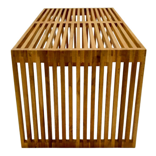 Τραπέζι σαλονιού Marlin pakoworld teak ξύλο σε φυσική απόχρωση 100x50x45εκ (x1)