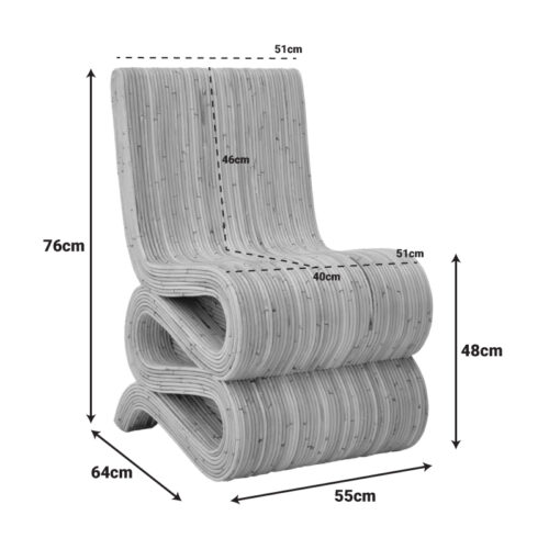 Πολυθρόνα Favorsy pakoworld rattan σε φυσική απόχρωση 52x65x90εκ (x1)