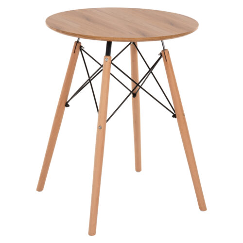 ΤΡΑΠΕΖΙ ΣΤΡΟΓΓΥΛΟ MINIMAL HM0060.04 ΦΥΣΙΚΟ ΧΡΩΜΑ MDF-ΠΟΔΙΑ ΟΞΙΑΣ ΣΕ ΦΥΣΙΚΟ ΧΡΩΜΑ Φ60Χ76Υεκ. (x1)