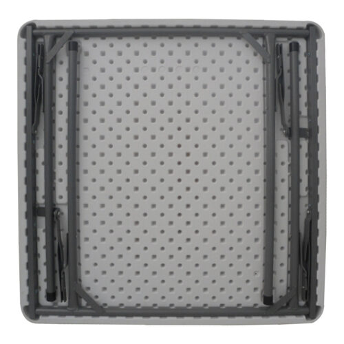 Τραπέζι catering Comfort pakoworld πτυσσόμενο σε λευκή απόχρωση 80x80x74εκ (x1)