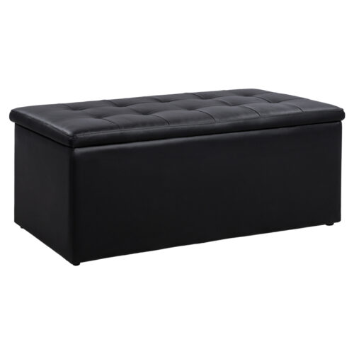 ΣΚΑΜΠΟ PU ΜΕ ΑΠΟΘΗΚΕΥΤΙΚΟ ΧΩΡΟ TRISCUBE ΜΑΥΡΟ HM223.01 121x51.5x50Υ εκ. (x1)