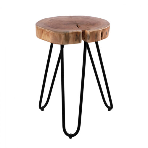 ΤΡΑΠΕΖΑΚΙ ΣΑΛΟΝΙΟΥ OSLO HM8208.11 ΑΠΟ ΜΑΣΙΦ ΚΟΡΜΟ ΑΚΑΚΙΑΣ 35X35X46Υ (x1)