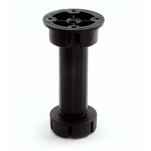 Πόδι για Ντουλάπι Κουζίνας Μαύρο 5x5x15cm