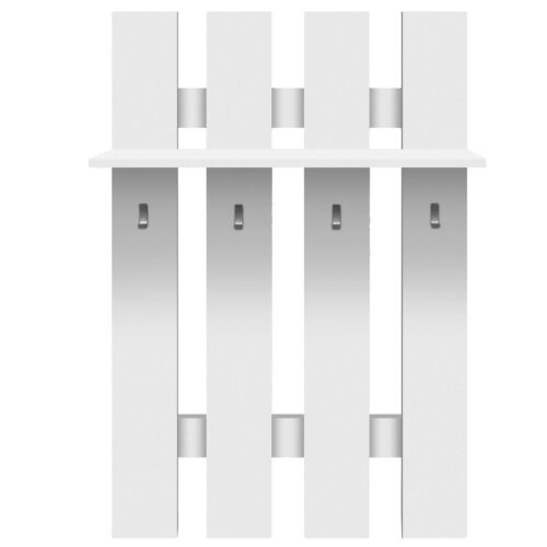 Top Mix Κρεμάστρα Τοίχου 80x23x100cm Λευκή