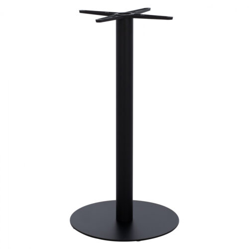 ΒΑΣΗ ΜΕΤΑΛΛΙΚΗ ΜΠΑΡ ΜΕΣΑΙΟΥ ΥΨΟΥΣ ΜΑΥΡΗ ΜΑΤ HM472 ΣΤΑΥΡΟΣ 46Χ46εκ. Φ49X94Υεκ. (x1)