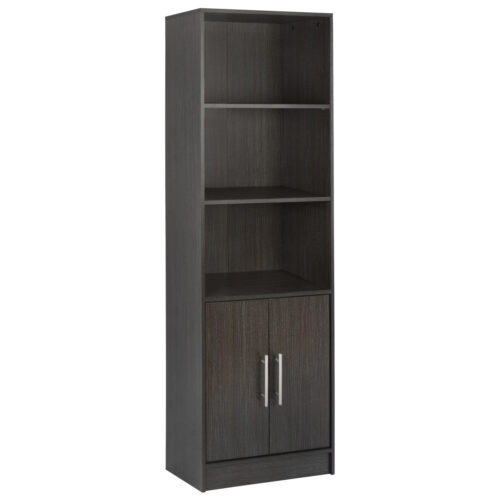 ΒΙΒΛΙΟΘΗΚΗ ΜΕΛΑΜΙΝΗΣ ENSLEY HM2027.01 ZEBRANO 60X30X180 εκ. (x1)