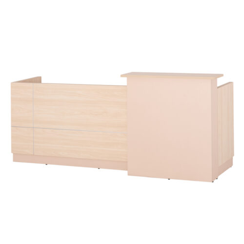 ΓΡΑΦΕΙΟ ΥΠΟΔΟΧΗΣ DALTON HM2068.02 ΜΕΛΑΜΙΝΗ ΣΕ SONAMA-ΜΠΕΖ 240x80x106Υεκ. (x1)