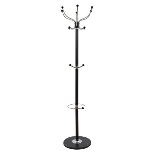 ΚΑΛΟΓΕΡΟΣ ΜΕΤΑΛΛΙΚΟΣ JUDE HM0040.01 ΠΕΡΙΣΤΡΕΦΟΜΕΝΟΣ ΜΑΥΡΟΣ ΜΕ ΜΑΡΜΑΡΟ Φ 37xΥ176 εκ. (x1)