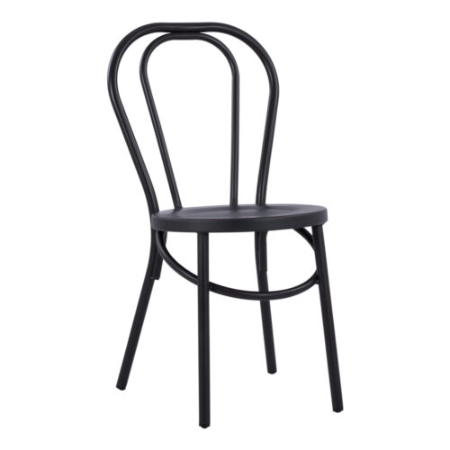 ΚΑΡΕΚΛΑ ΑΛΟΥΜΙΝΙΟΥ CONRAD ΤΥΠΟΥ ΒΙΕΝΝΗΣ ΜΑΥΡΟ RUSTY HM5557.01 42x52x88,5 εκ. (x6)