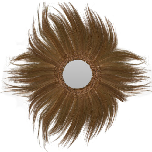 ΚΑΘΡΕΠΤΗΣ ΣΤΡΟΓΓΥΛΟΣ ΜΕ ΠΛΑΙΣΙΟ ΦΛΟΙΟ ΜΠΑΝΑΝΑΣ ΣΕ ΧΡΩΜΑ ΦΥΣΙΚΟ 100x4x100 ΕΚ.HM7735 (x1)