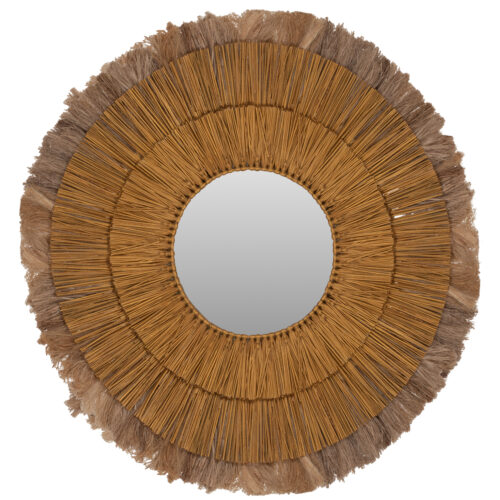 ΚΑΘΡΕΠΤΗΣ ΤΟΙΧΟΥ ΣΤΡΟΓΓΥΛΟΣ ΑΠΟ MENDONG ΚΑΙ ΑΜΠΑΚΑ ΦΥΣΙΚΟ-ΧΡΥΣΟ 80x4x80Yεκ.HM7797 (x1)