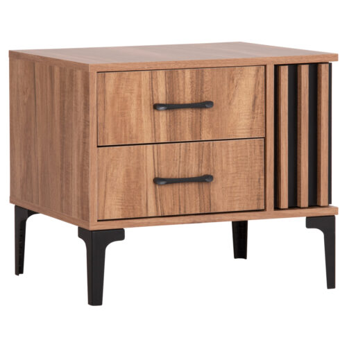 ΚΟΜΟΔΙΝΟ ΣΕΙΡΑ HARRY HM2487.01 ΜΕΛΑΜΙΝΗ ΦΥΣΙΚΟ ΞΥΛΟΥ-ΜΑΥΡΟ 55x43x48Υεκ. (x1)