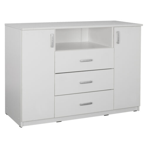 ΜΠΟΥΦΕΣ ΜΕ 2 ΝΤΟΥΛΑΠΙΑ Κ 3 ΣΥΡΤΑΡΙΑ ADLER ΛΕΥΚΟΣ HM2430.03 120X45X85Y εκ. (x1)