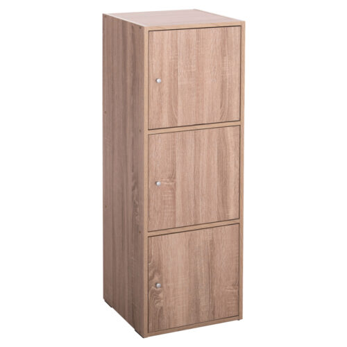 ΝΤΟΥΛΑΠΙ ΜΕ 3 ΑΠΟΘ. ΧΩΡΟΥΣ SORIANO HM9939.11 SONAMA OAK ΜΕΛΑΜΙΝΗ 40x39x119Υεκ. (x1)