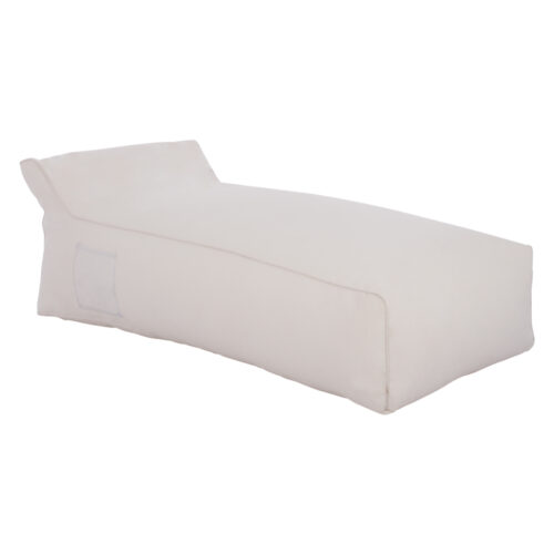 ΠΟΥΦ ΞΑΠΛΩΣΤΡΑ WADELIN HM5774.11 ΜΕ TEXTILINE ΛΕΥΚΟ 190x80x40-60Υ εκ. (x1)