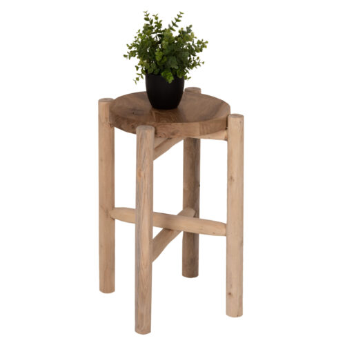 ΤΡΑΠΕΖΑΚΙ ΒΟΗΘΗΤΙΚΟ HOVER HM7900 ΞΥΛΟ ΤΕΑΚ ΣΕ ΦΥΣΙΚΟ ΧΡΩΜΑ Φ30x50Υεκ. (x1)