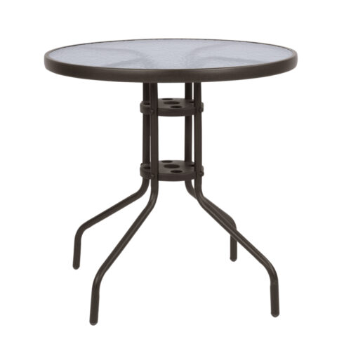 ΤΡΑΠΕΖΙ LIMA Φ70Χ70Υεκ. ΜΕΤΑΛΛΙΚΟ ΚΑΦΕ ΜΕ ΓΥΑΛΙΝΗ ΕΠΙΦΑΝΕΙΑ HM5146.02 (x1)