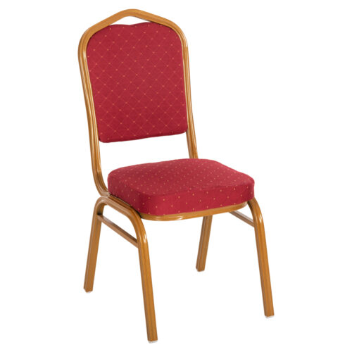 ΚΑΡΕΚΛΑ ΜΕΤΑΛΛΙΚΗ ΣΥΝΕΔΡΙΟΥ CATERING HILTON- ΜΠΟΡΝΤΟ ΥΦΑΣΜΑ HM0054.21 44x66x92,5Yεκ. (x1)