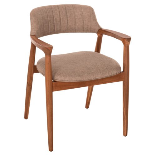 ΠΟΛΥΘΡΟΝΑ JAMES HM18259 TEAK WOOD ΜΕ ΣΑΜΠΑΝΙ ΥΦΑΣΜΑ 57x52x76Υεκ. (x1)