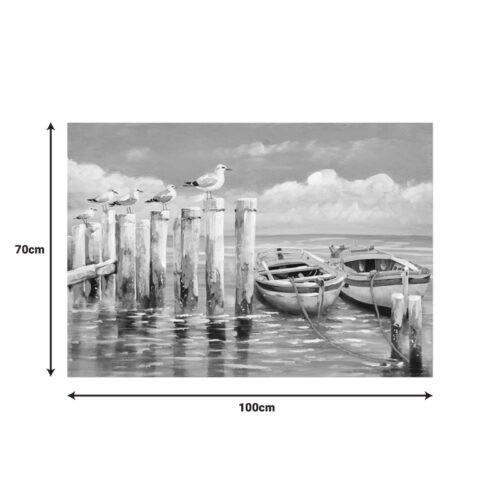 Πίνακας σε καμβά Port Inart 100x3x70εκ (x1)