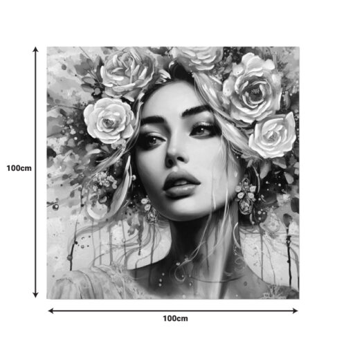 Πίνακας σε καμβά Prima Ι Inart 100x3x100εκ (x1)