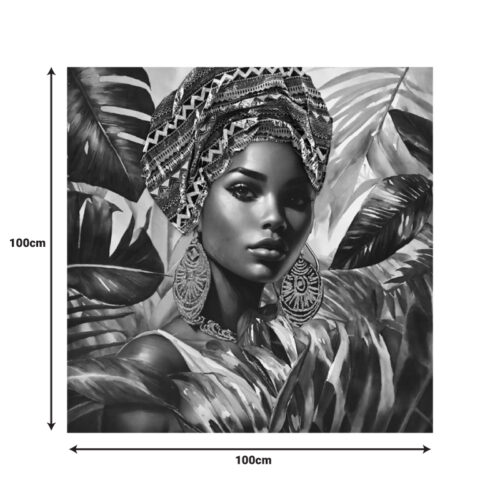 Πίνακας σε καμβά Gangalo Ι 3D Inart 100x3x100εκ (x1)