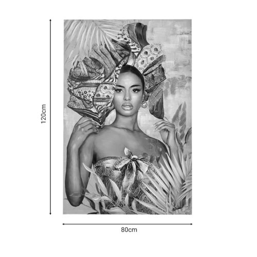 Πίνακας σε καμβά Jewler 3D Inart 80x3.5x120εκ (x1)