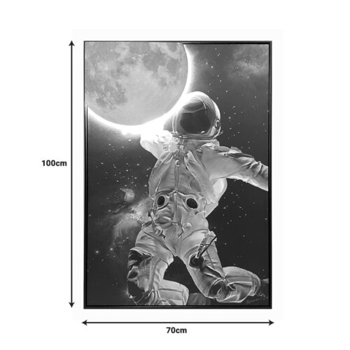 Πίνακας σε καμβά Mallo 3D Inart με πλαίσιο 70x3.5x100εκ (x1)
