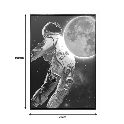 Πίνακας σε καμβά Mallo Ι 3D Inart με πλαίσιο 70x3.5x100εκ (x1)