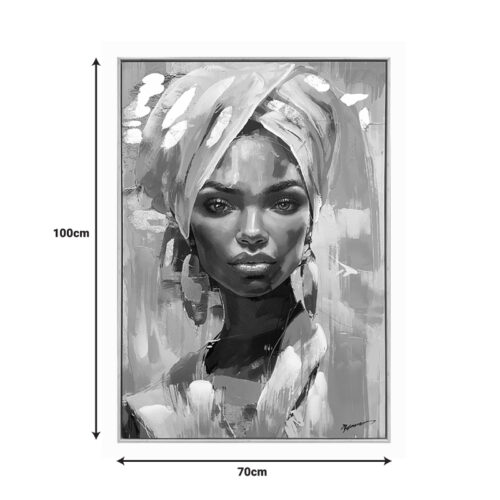 Πίνακας σε καμβά Gazel I Inart 70x3.5x100εκ (x1)