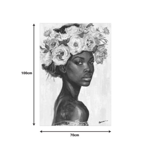 Πίνακας σε καμβά Fleri Inart 70x3.5x100εκ (x1)